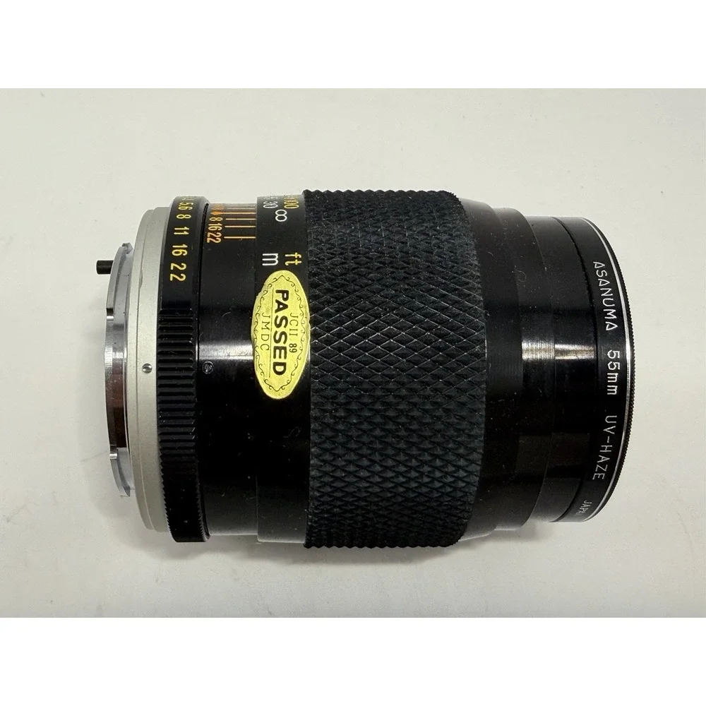 YUS Asanuma 135mm f/2.8 Telephoto Lens Japan w/ Asanuma 55mm UV Haze Filter